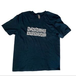No One Should Be In Prison For Weed T Shirt